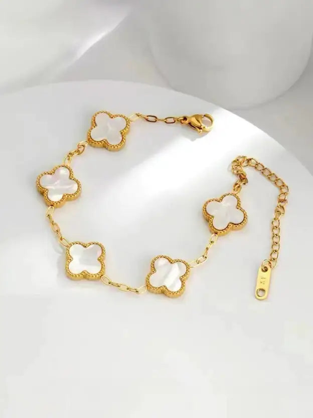 Anti Tarnish Gold Stylish Bracelet